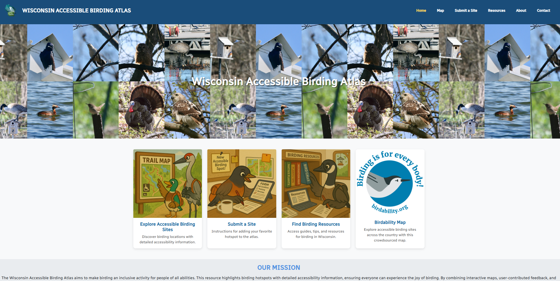 Wisconsin Accessible Birding Atlas